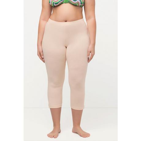 Ulla Popken  Pantalon corsaire longueur 7/8, taille élastique - jusqu'au 68/70 