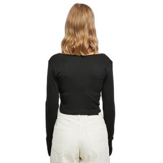 URBAN CLASSICS  t-shirt crop manches longues corsage 