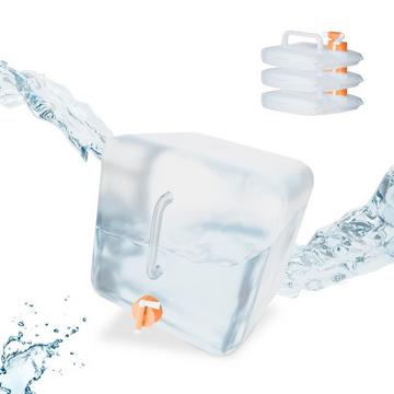 Zusammenklappbarer Wasserbehälter mit 4 Behältern