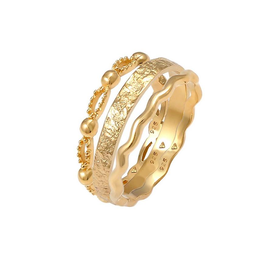 Bague À Vagues Bague Ensemble De 3