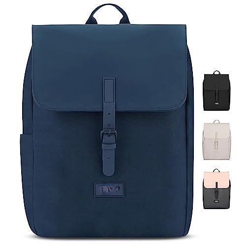 Only-bags.store Rucksack Small Blue - Ida - Kleiner Rucksack für Freizeit, Uni oder Stadt - Mit Laptopfach (bis 13  