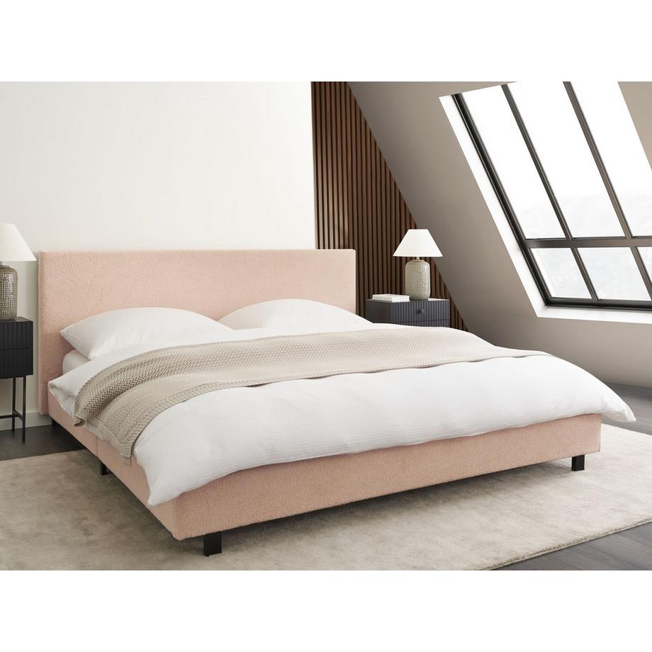 Beliani Letto en Bouclé Cottage ALBI  