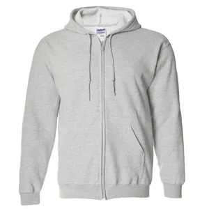 Mélange lourd Adulte Plein Zip Sweat à capuche Top