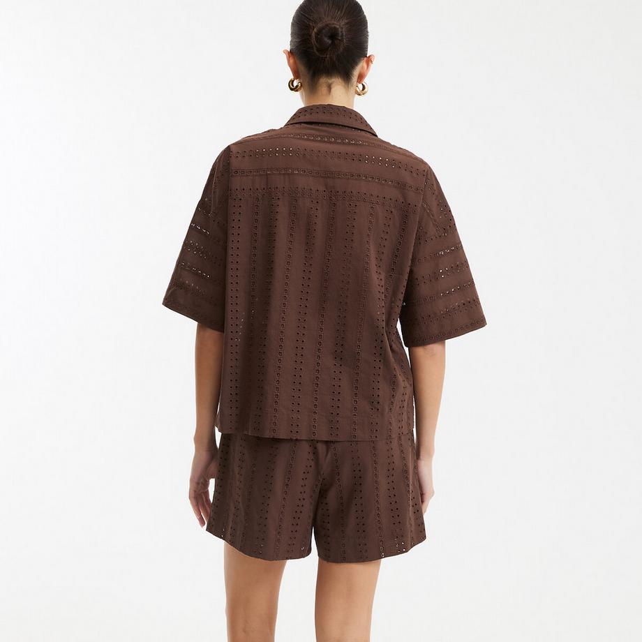 La Redoute Collections Camicia ampia in ricamo inglese  