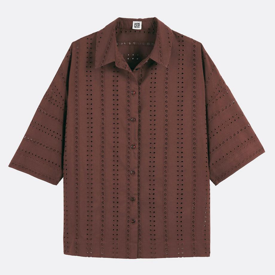 La Redoute Collections Camicia ampia in ricamo inglese  