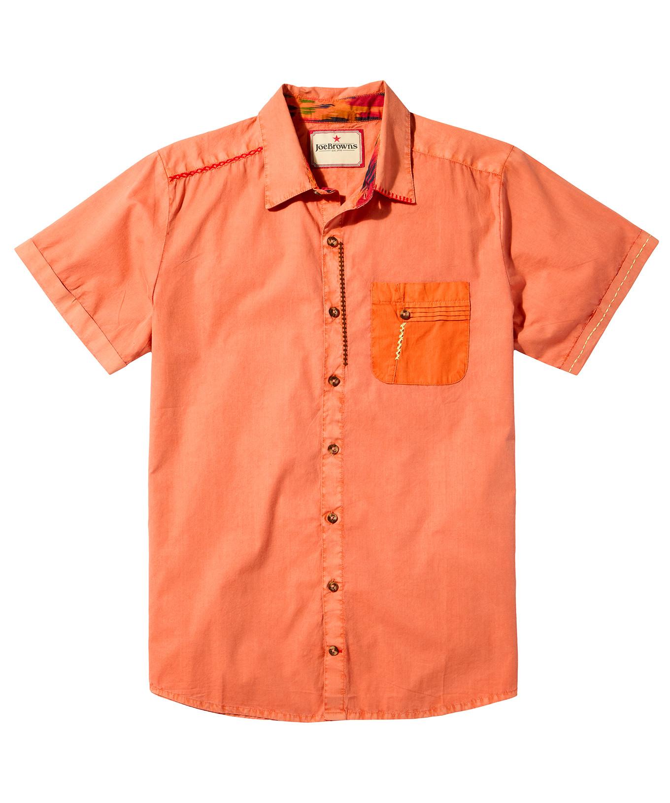 Joe Browns Kurzarmhemd mit Kontrasttaschen  