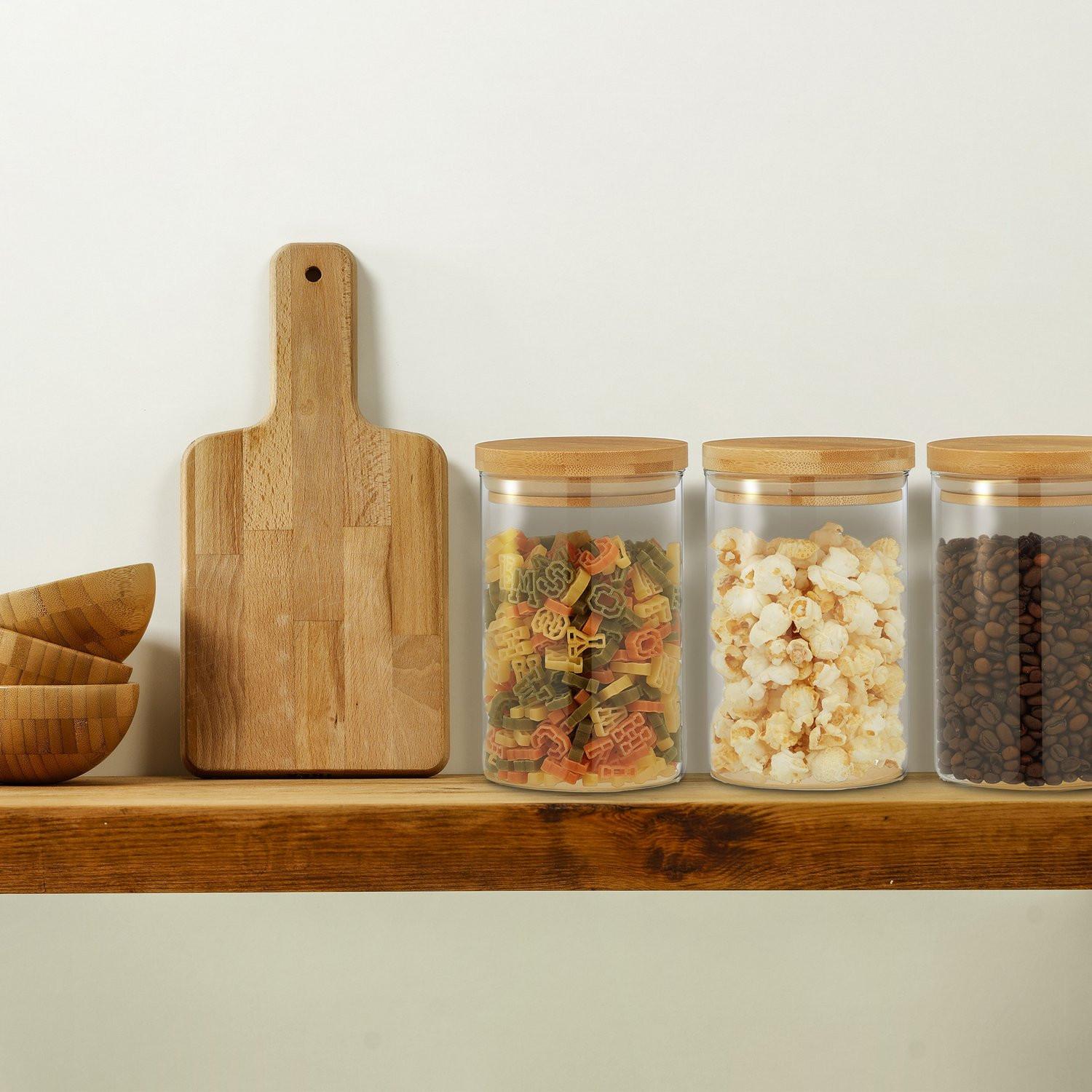 B2X 3 bocaux de conservation de différentes tailles  