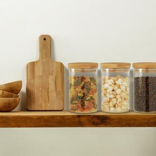 B2X 3 bocaux de conservation de différentes tailles  