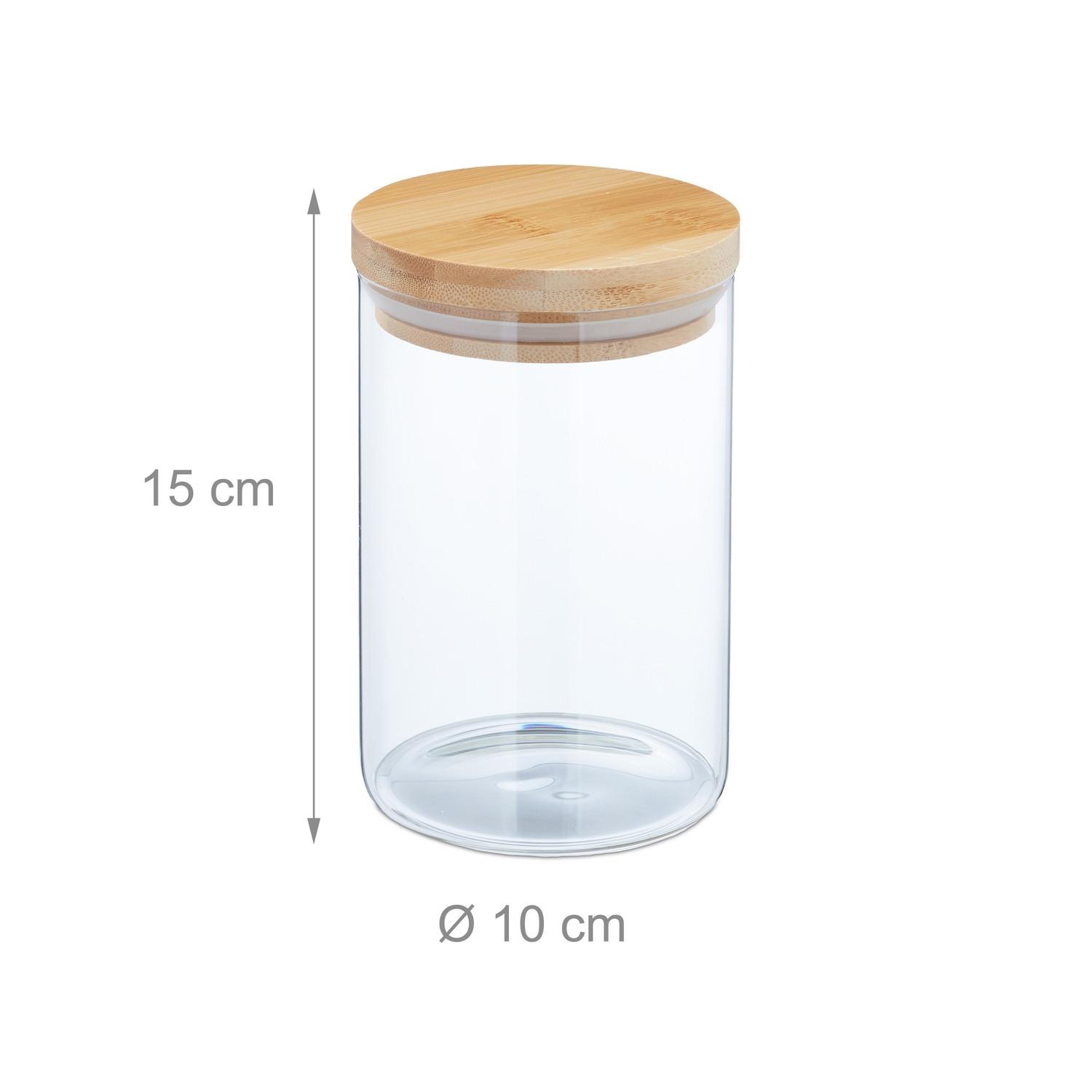 B2X 3 bocaux de conservation de différentes tailles  