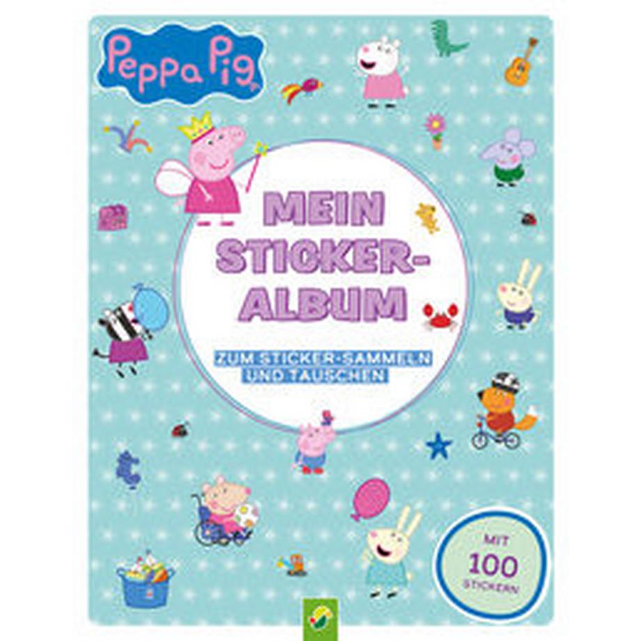 Schwager & Steinlein  Peppa Pig Mein Stickeralbum mit 100 Stickern 