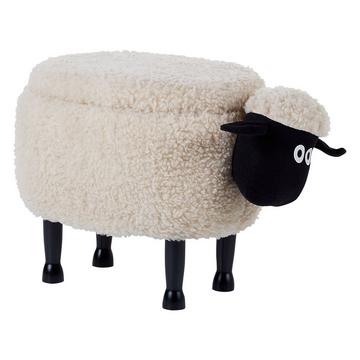 Tabouret de rangement animal en Tissu Moderne SHEEP