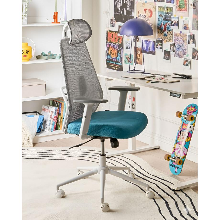 Beliani Chaise de bureau en Tissu maillé Moderne ORYN  