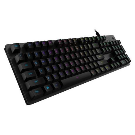 logitech G  G G512 CARBON LIGHTSYNC RGB Mechanical Gaming Keyboard with GX Brown switches clavier USB QWERTZ Suisse Charbon 