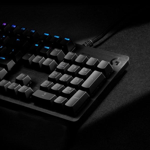 logitech G  G G512 CARBON LIGHTSYNC RGB Mechanical Gaming Keyboard with GX Brown switches Tastatur USB QWERTZ Schweiz Karbon 