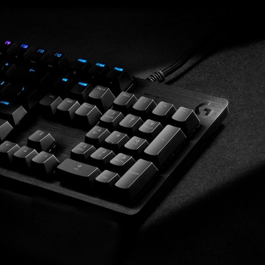 logitech G  G G512 CARBON LIGHTSYNC RGB Mechanical Gaming Keyboard with GX Brown switches Tastatur USB QWERTZ Schweiz Karbon 