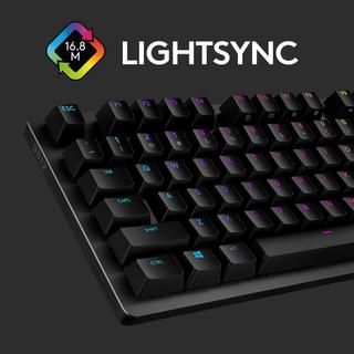 logitech G  G G512 CARBON LIGHTSYNC RGB Mechanical Gaming Keyboard with GX Brown switches Tastatur USB QWERTZ Schweiz Karbon 