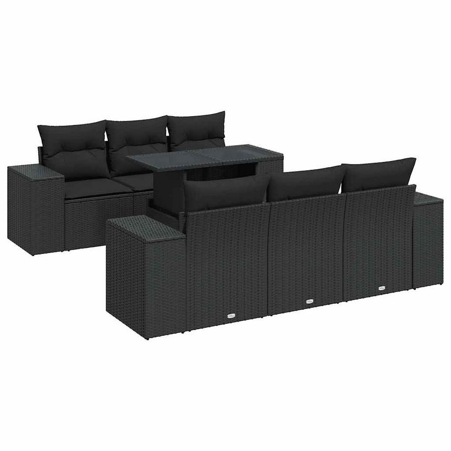 Ensemble de canapés de jardin rotin synthétique