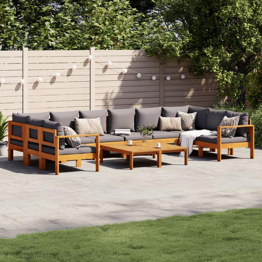 VidaXL set salotto da giardino Legno  