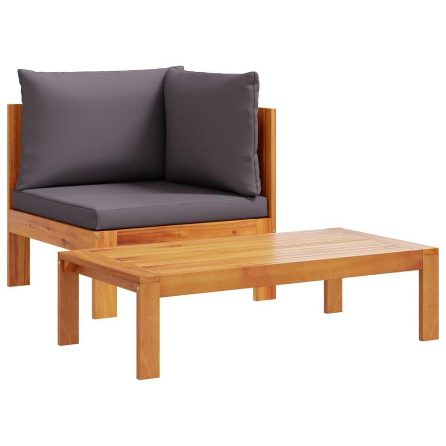 VidaXL set salotto da giardino Legno  