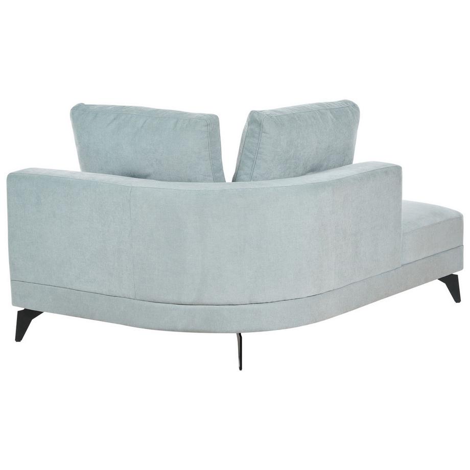 Beliani Chaise longue en Tissu chenille Moderne MARUM  