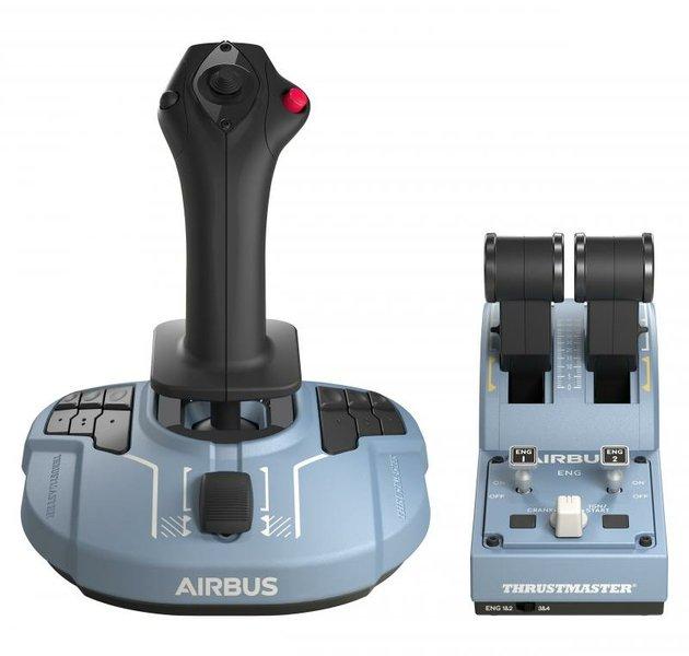 Image of THRUSTMASTER Airbus Edition Schwarz, Blau USB Joystick Analog / Digital PC