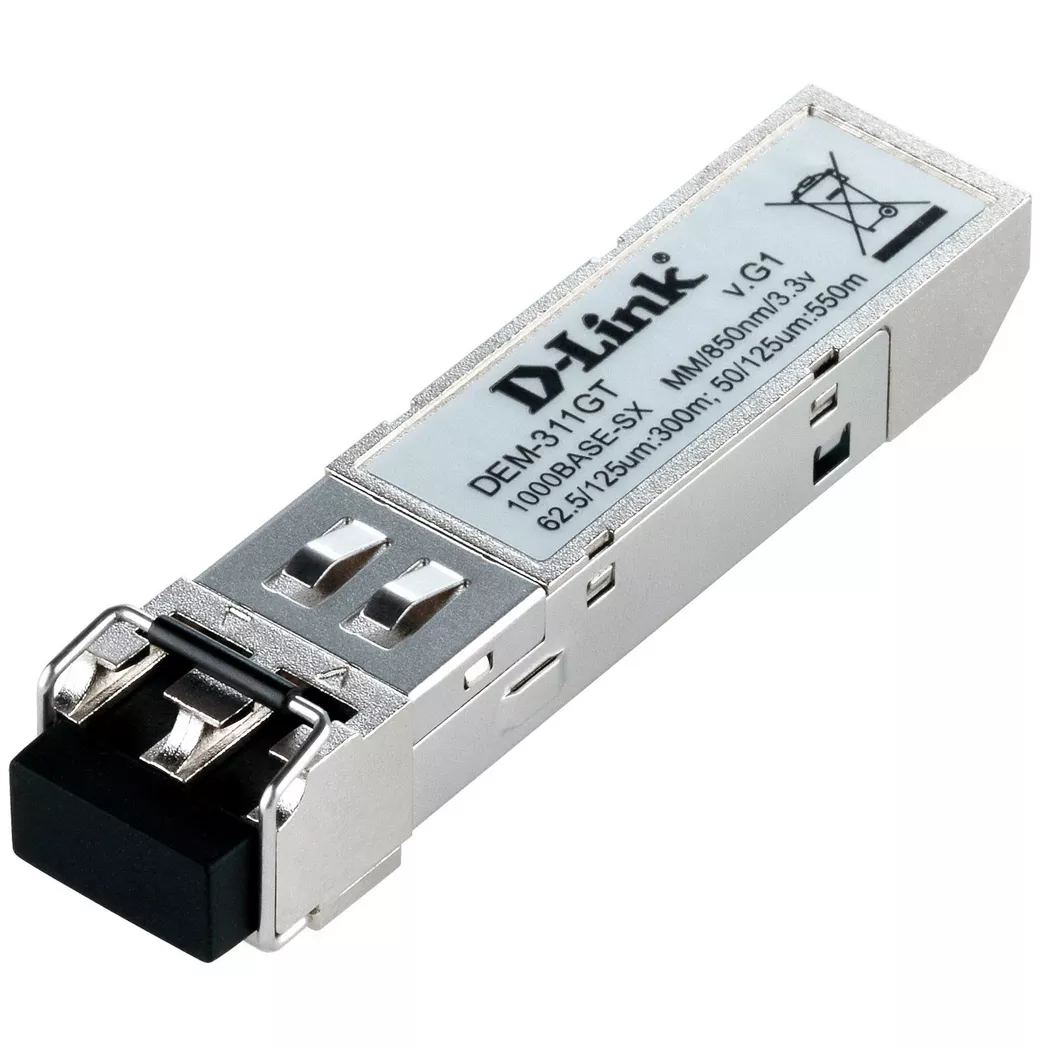 D-Link 1-port Mini-GBIC SFP to 1000BaseSX. 550m for all
