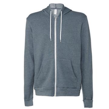 Canvas Sweat à capuche et fermeture zippée