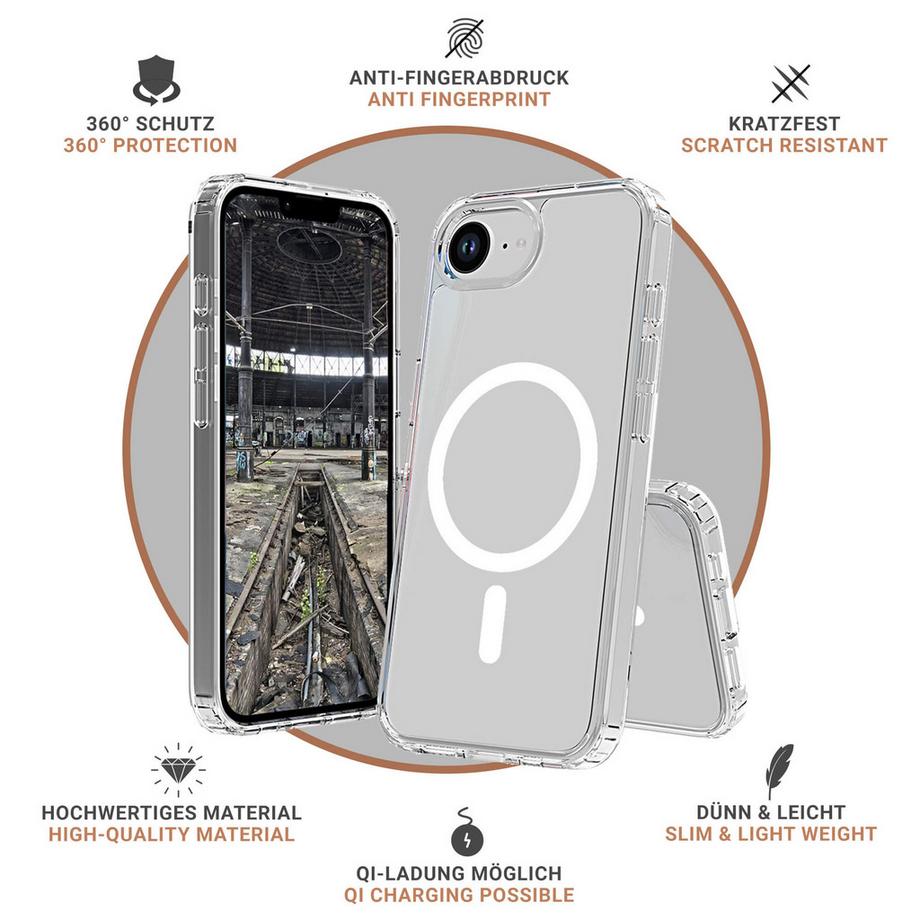 JT Berlin  iPhone 17e / 16e - JT Pankow Clear MagSafe 