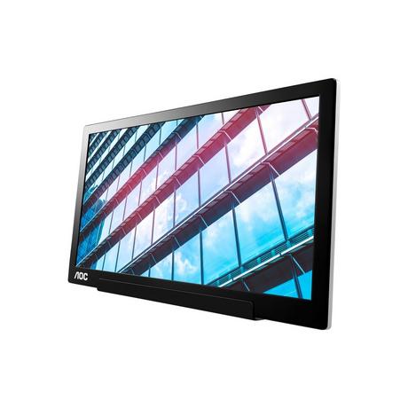 AOC  01 Series I1601P écran plat de PC 39,6 cm (15.6") 1920 x 1080 pixels Full HD LED Argent, Noir 