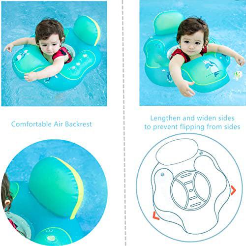 Activity-board  Anneau de natation bébé avec dossier, siège gonflable bébé aide à la natation 