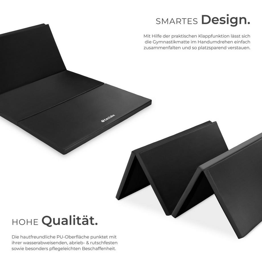 Tectake  Tapis de Gymnastique Pliable 
