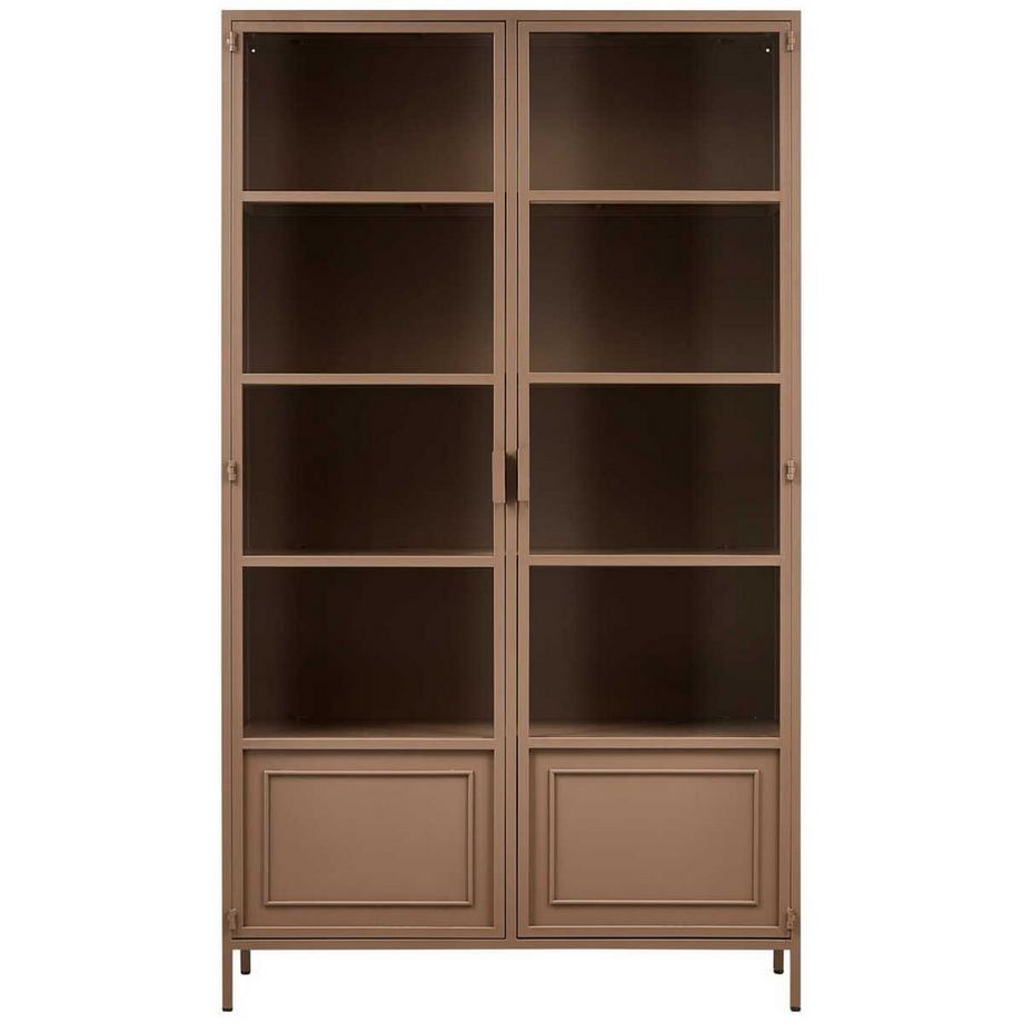 mutoni Vitrinenschrank Ronja military brown 110x189  