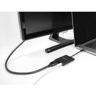 DeLock  DeLOCK USB Type-C Adapter zu DisplayPort 0,13 m USB Typ-C DisplayPort + USB Type-C Schwarz 