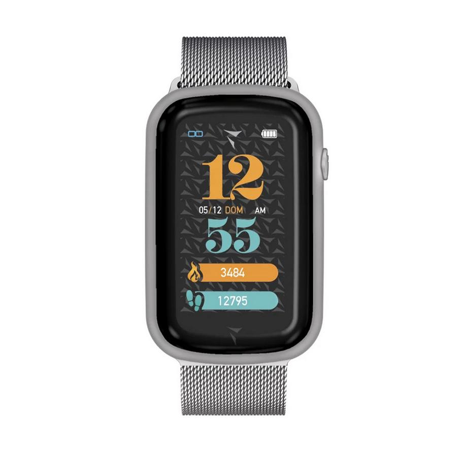 Techmade  Smart Watch STEPS Metal Silver 