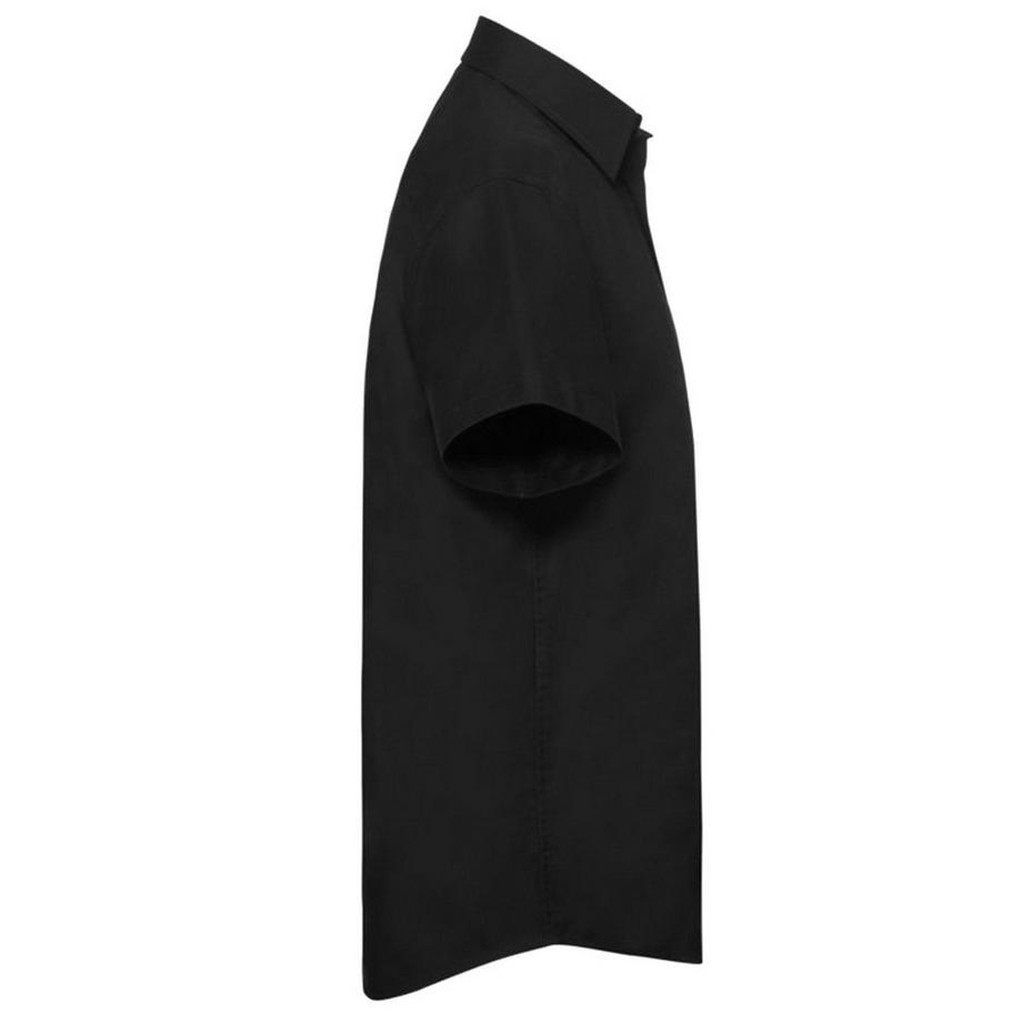 Russell Collection Oxford Camicia Maniche Corte Facile Manutenzione  