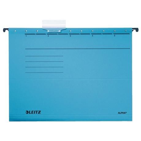 Leitz LEITZ Hängemappe Alpha A4 19853035 blau 5 Stück  