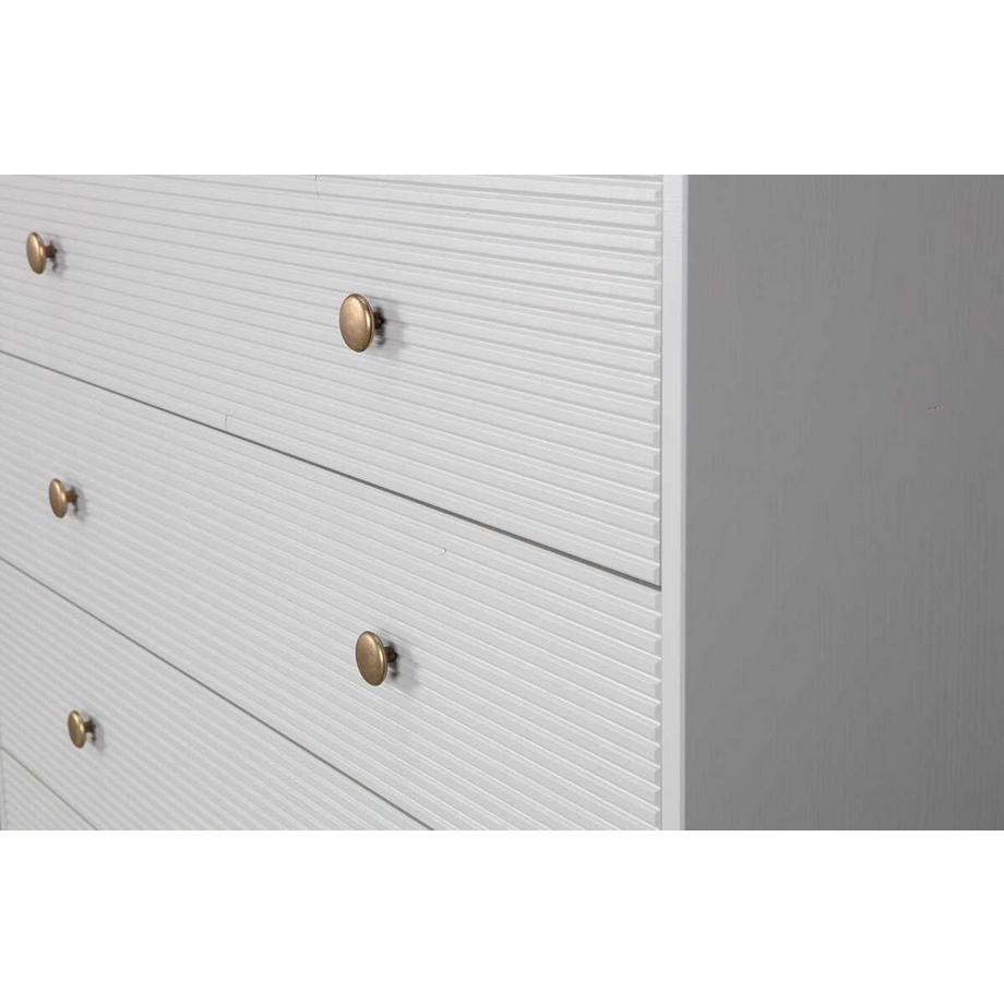 mutoni Kommode Madu Kiefer cloud grey 94x91  