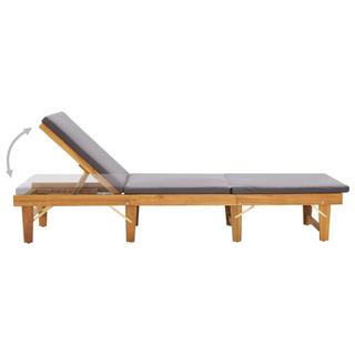 VidaXL Chaise longue bois  