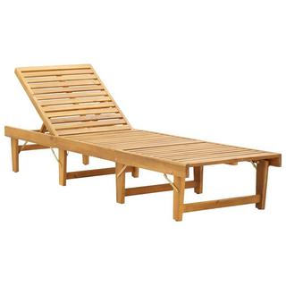 VidaXL Chaise longue bois  