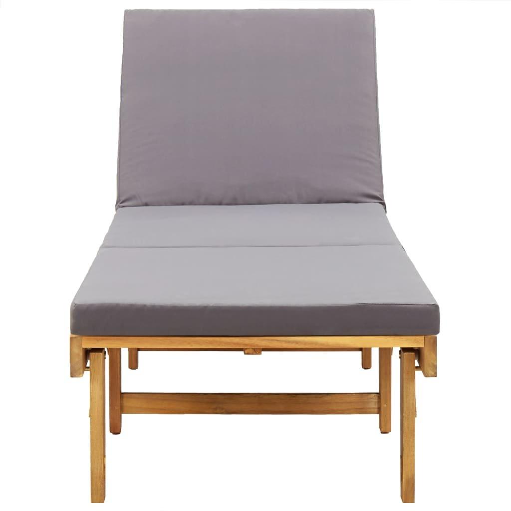 VidaXL Chaise longue bois  