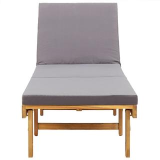 VidaXL Chaise longue bois  