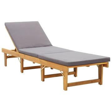 Chaise longue bois