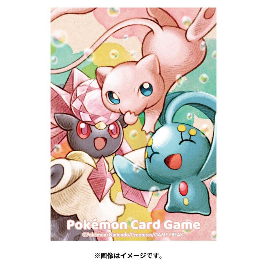 Pokémon  Pokemon Center Original Deck Sleeves Mew & Manaphy & Diancie 