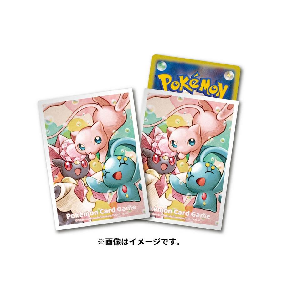 Pokemon Center Original Deck Sleeves Mew & Manaphy & Diancie