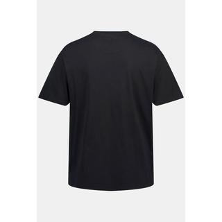 Sthuge  T-shirt STHUGE con taglio oversize, taschino e mezze maniche nero 