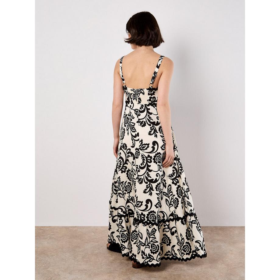 APRICOT Robe longue Sarasa à imprimé floral  