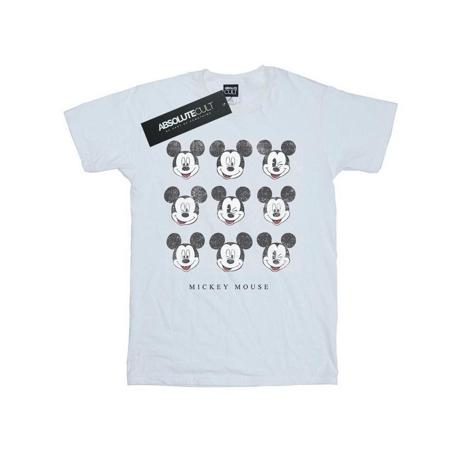 Disney Mickey Mouse Expressions T-Shirt Maniche Corte  