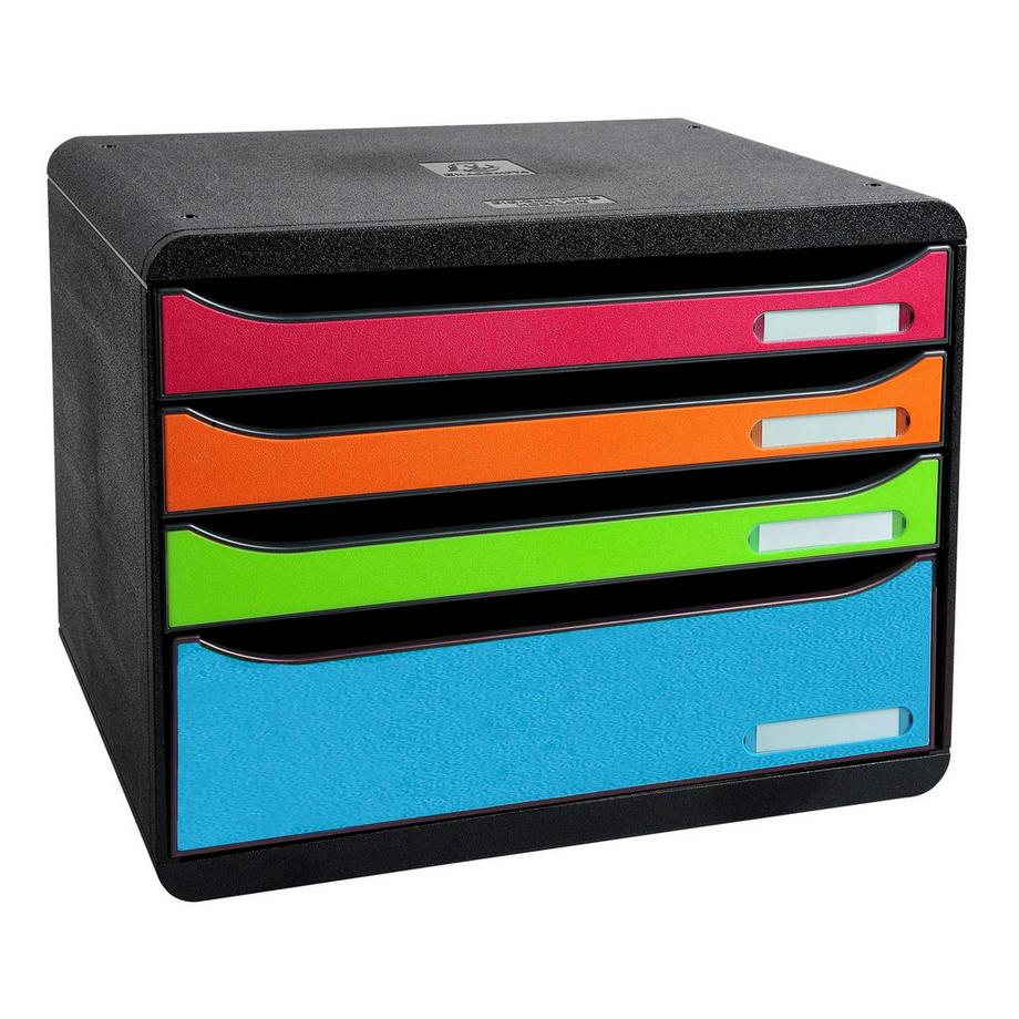 Exacompta Cassettiera Big Box Plus horizon 4 cassetti Iderama  