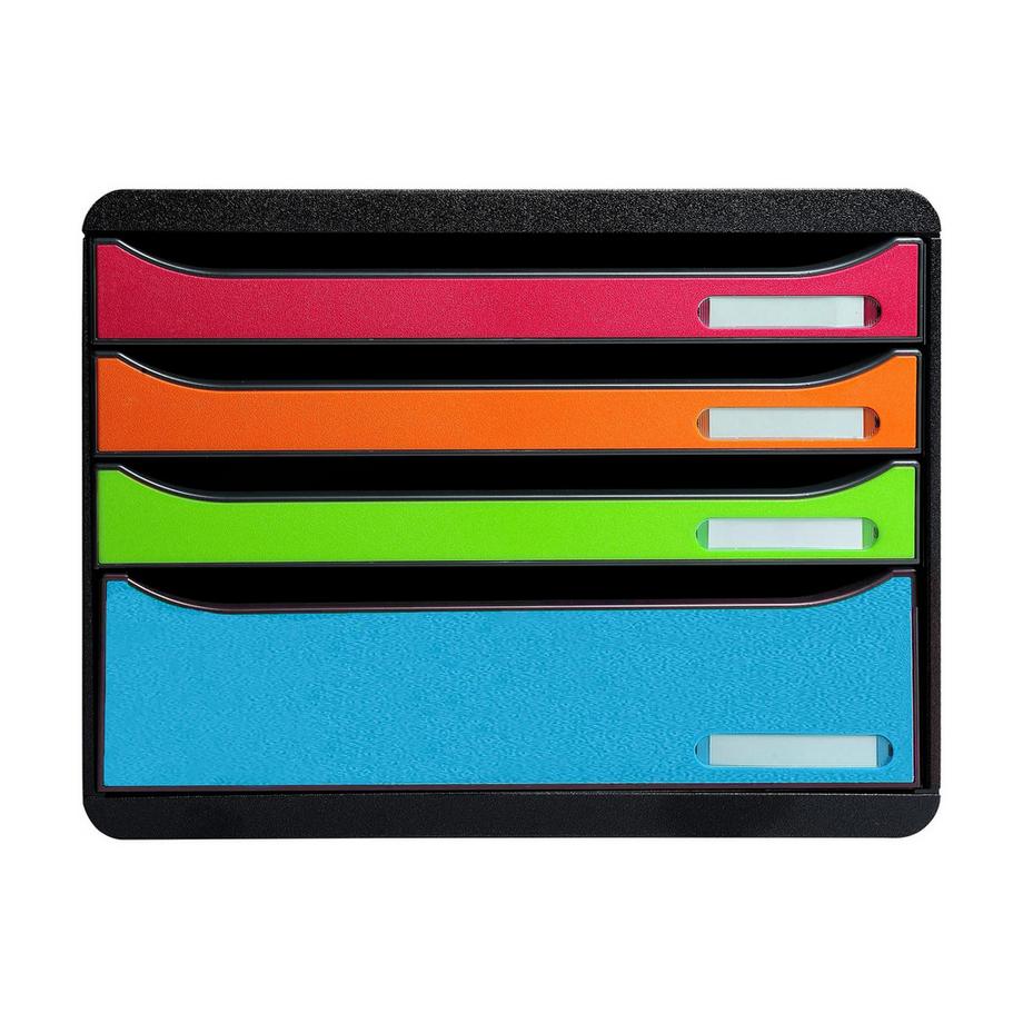 Exacompta Cassettiera Big Box Plus horizon 4 cassetti Iderama  