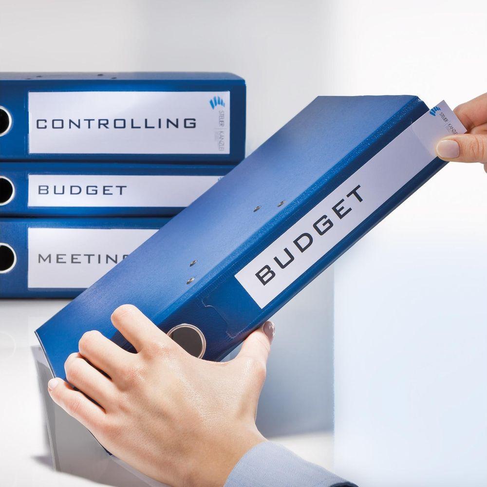 Avery-Zweckform AVERY ZWECKFORM Rückenschild Ordner 28x143mm 32242Z weiss 225 Stück/25 Blatt  